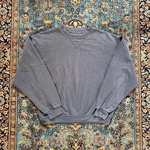 Essential Grey Blank Crewneck Sweatshirt
